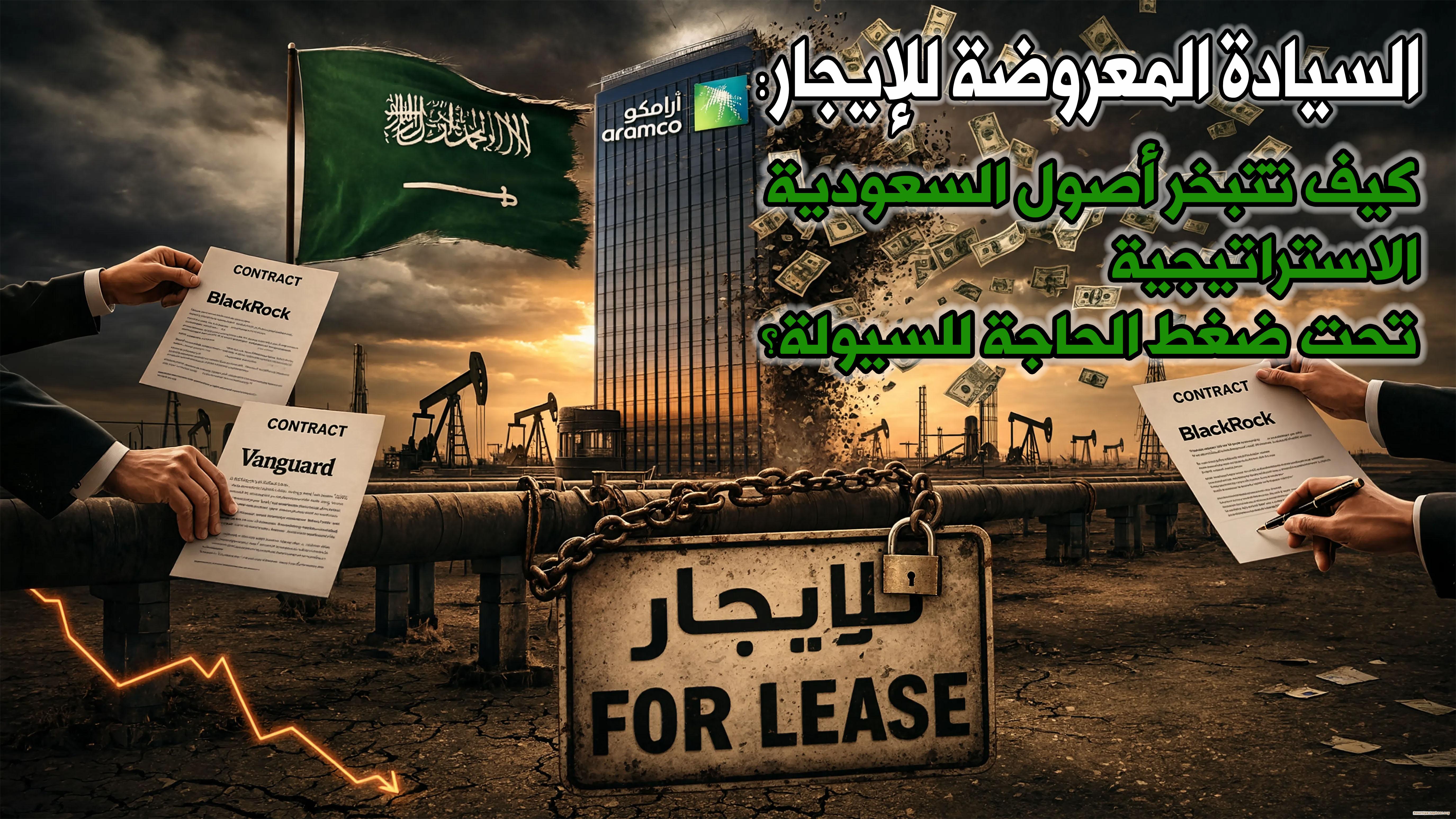 السيادة المعروضة للإيجار:  كيف تتبخر أصول السعودية الاستراتيجية تحت ضغط الحاجة للسيولة؟